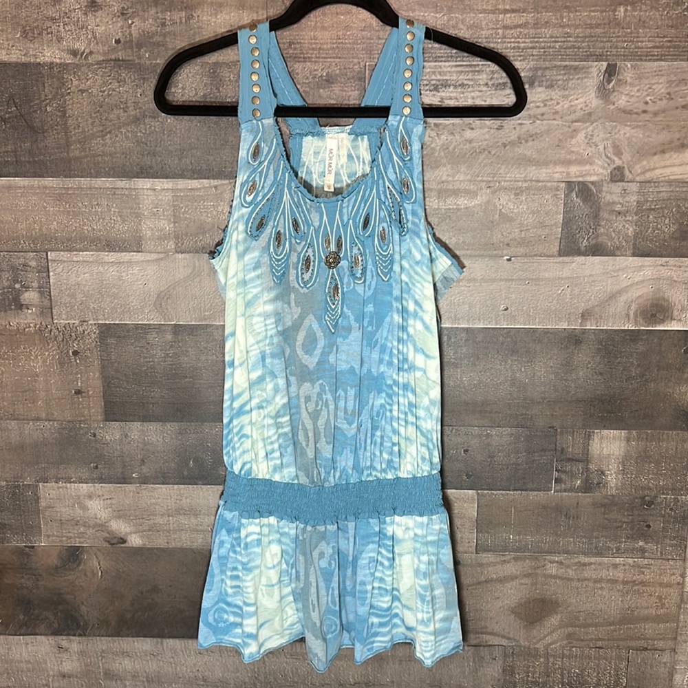 Pretty Blue Mür Mür Tank Top